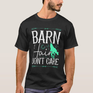 Barn Hair maakt het niet uit of het om de Ruitende T-shirt
