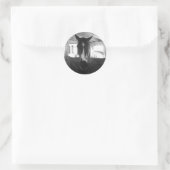 Barn Horse Ronde Sticker (Tas)