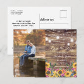 Barn Hout | Sliert van Lichten  Foto Bewaar De Dat Briefkaart (Voorkant / Achterkant)