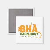 Barn Hunt Association LLC Logo Gear Magneet (Voorkant / Achterkant)