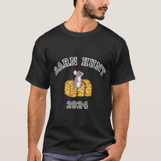 Barn Hunt Lover - Barn Hunt 2024 met Schattigee ra T-shirt