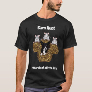 Barn Hunt op zoek naar ratten met Corgi T-shirt