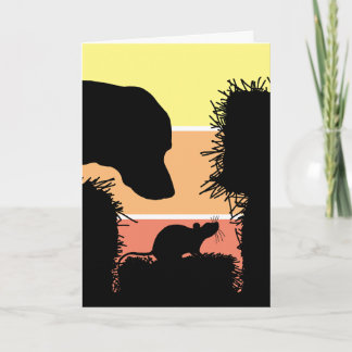 Barn Hunt wenskaart voor Scent Work sporthonden Kaart