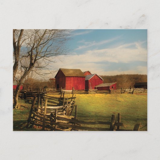 Barn, ik heb het boerderij gekocht briefkaart (Voorkant)