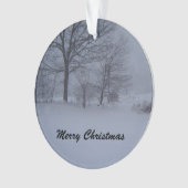 Barn in a Maine Blizzard Ornament (voorkant)