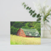 Barn in de Adirondacks, N. J. Briefkaart (Staand voorkant)