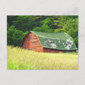  Barn in de Adirondacks, N. J. Briefkaart (Voorkant)