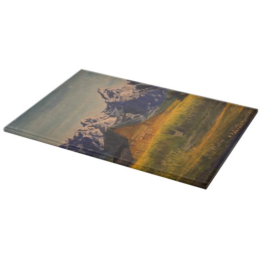 Barn in de Grand Teton, door Gary Poling Snijplank (Hoek)