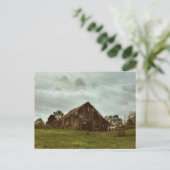 Barn in de ochtend briefkaart (Staand voorkant)