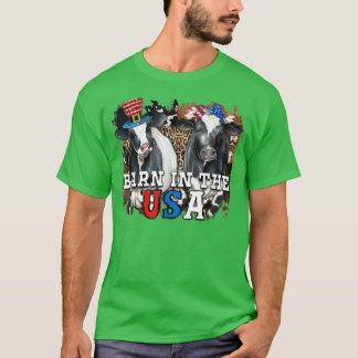 Barn in de Verenigde Staten Westerne Heifer Koe Am T-shirt