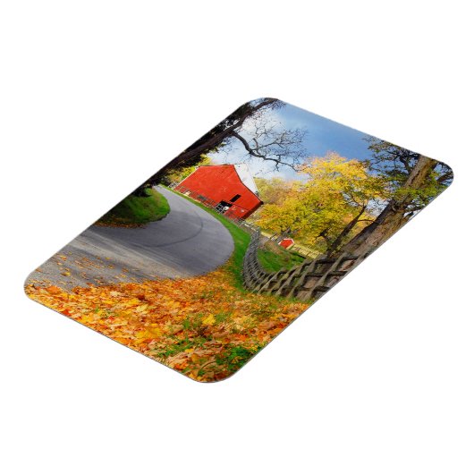 Barn in Herfst Magneet (Linkerzijde)