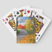 Barn in Herfst Speelkaarten (Achterkant)