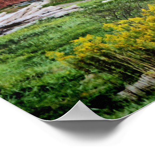 Barn in het najaar - PA Poster (Hoek)