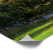 Barn in het najaar poster (Hoek)