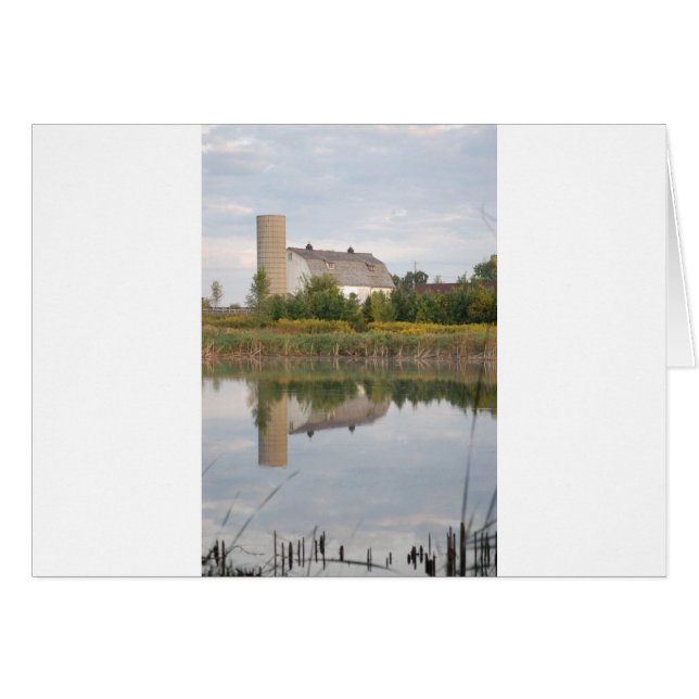 Barn in het water (Voorkant Horizontaal)