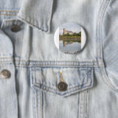 Barn in het water ronde button 5,7 cm (In situ)