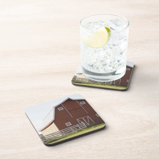 Barn in landschap drankjes onderzetter (Rechterzijde)