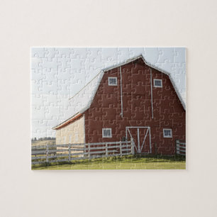 Barn in landschap legpuzzel