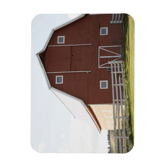 Barn in landschap magneet (Verticaal)