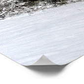 Barn in verse sneeuw - Plattelandscentrale Poster (Hoek)