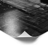 Barn in zwart-wit foto afdruk (Hoek)