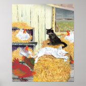Barn-katten Poster (Voorkant)