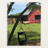 Barn & Koeien, Rural North Carolina Canvas Print Planner (Voorkant)