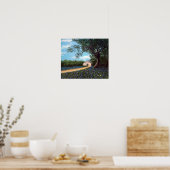 Barn met blauwvintonijn poster (Keuken)