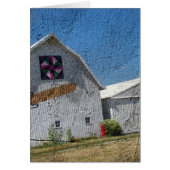 Barn met Corn en een Barn Quilt (Voorkant)