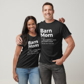 Barn Moeder Definitie Beste Moeder Ooit Paardrijde T-shirt (Unisex)