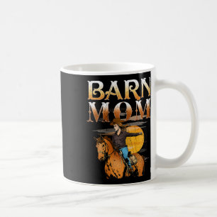Barn Mom I Equestrian Pony Horse Fan Koffiemok