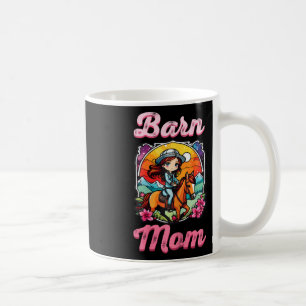 Barn Mom I Equestrian Pony Horse Fan Koffiemok