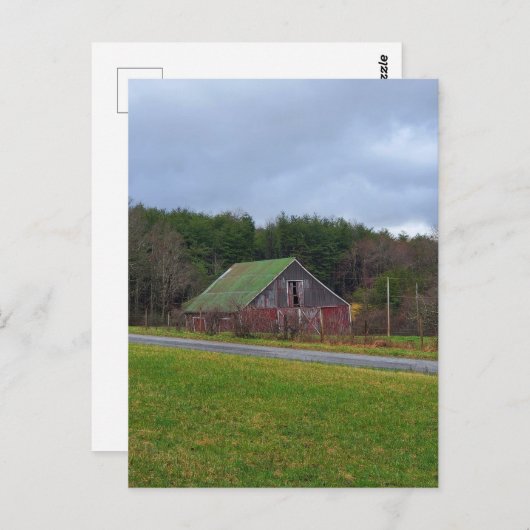 Barn op een dag van de troep briefkaart (Voorkant / Achterkant)