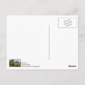 Barn op een heuvel briefkaart (Achterkant)