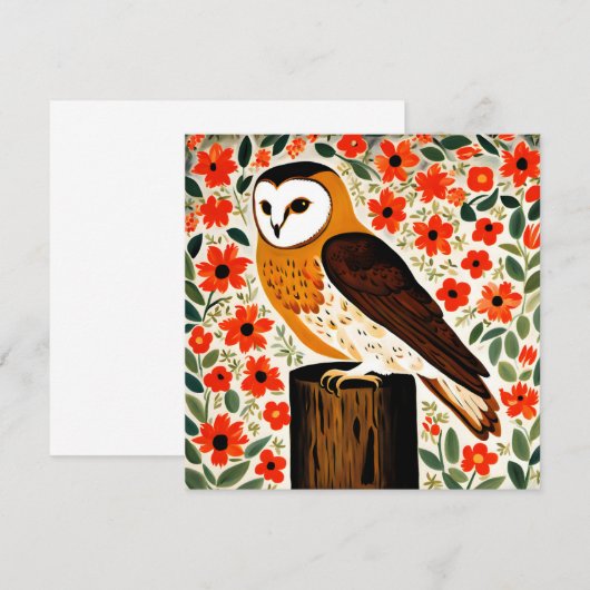 Barn Owl (Voorkant / Achterkant)
