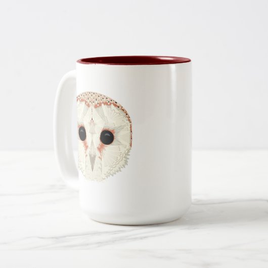 Barn Owl 15oz. Mok donkerrood (Voorkant links)