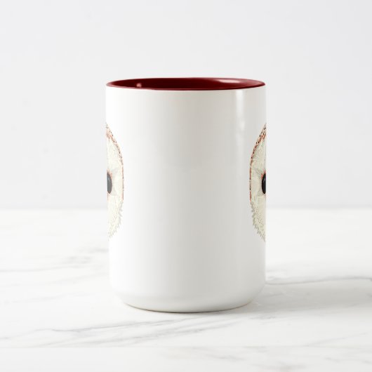 Barn Owl 15oz. Mok donkerrood (Center)