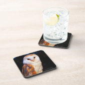 Barn Owl 2 Bier Onderzetter (Rechterzijde)