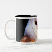 Barn Owl 2 Tweekleurige Koffiemok (Links)