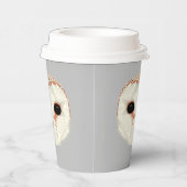 Barn Owl 8oz. Papieren Bekers (Rechts)