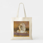 Barn Owl. A Time to Fly. Tote Bag (Achterkant)