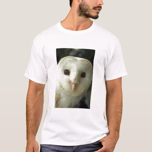 Barn Owl Adult Tee Shirt (Voorkant)