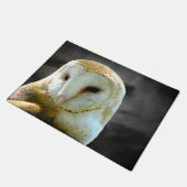 Barn Owl against Night Clouds Deurmat (Schuin)