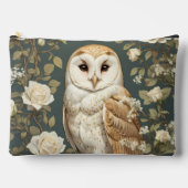 Barn Owl And White Roses William Morris Inspired Etui (Voorkant)