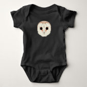 Barn Owl Baby one-Piece Bodysuit (Voorkant)