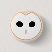 Barn Owl Badge Ronde Button 3,2 Cm (Voorkant)