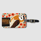 Barn Owl Bagagelabel (Voorkant (horizontaal))