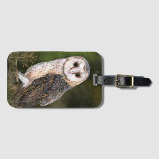 Barn Owl Bagagelabel (Voorkant (horizontaal))