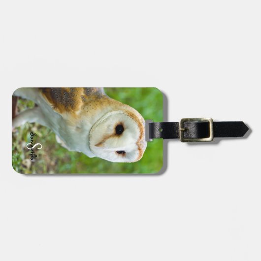 Barn Owl Bagagelabel (Voorkant horizontaal)
