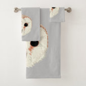 Barn Owl Bath Towel Set Bad Handdoek (Insitu)